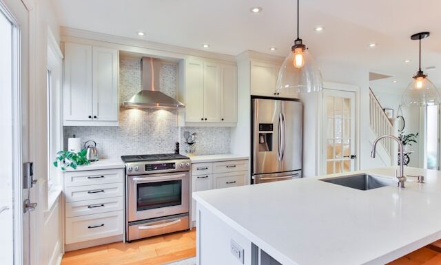 Heat resistant vinyl wrap kitchen